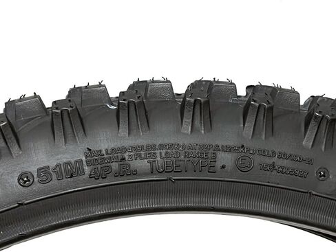 إطار دراجة MMG Dirt 80/100-21 موديل P153 أمامي أو خلفي للطرق الوعرة لـ KDX200 C1-C3 (86-88)، KDX200/220 (89-06)، KLX250R (94-96)، KLX250S، KLX300 (97-06) in Kuwait