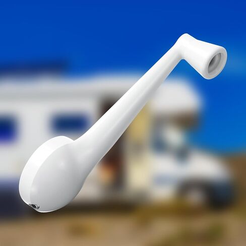 3 قطعة الأبيض رفع كرنك RV هوائي رفع كرنك مقبض ل RV تخييم متنقل نماذج هوائي التلفزيون in Kuwait