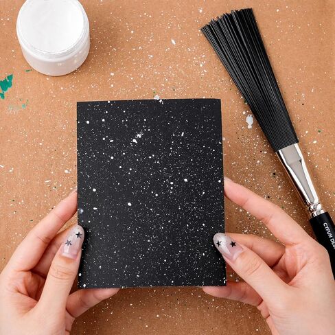 Flat Large Scale Splatter Brush - Abstract Art Brush for Adding Speckles, Splatters & Spots Taklon Bristles for Ink & Fluid Acrylics in Saudi Arabia