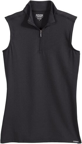 Dover Saddlery CoolBlast 100 Ladies' Solid Sleeveless Shirt, Color: Black, Size: Small in Saudi Arabia