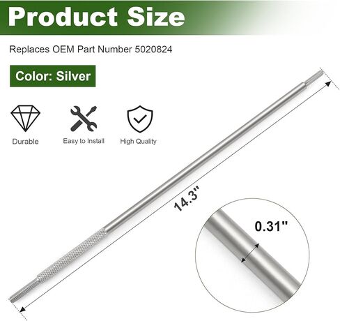 Low Range Shift Linkage Rod 5020824 Compatible with Polaris Sportsman 500 400 - Silver in Saudi Arabia