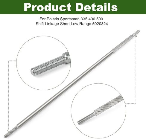 Low Range Shift Linkage Rod 5020824 Compatible with Polaris Sportsman 500 400 - Silver in Saudi Arabia