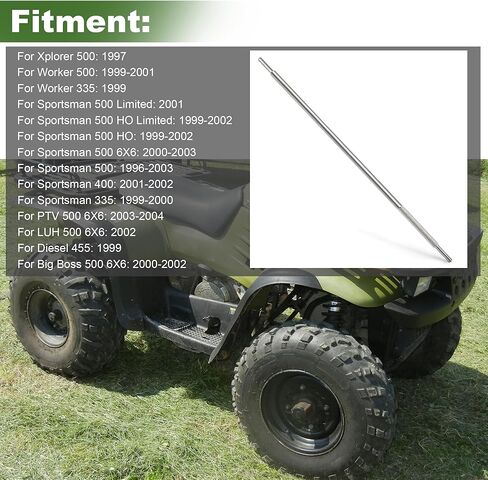 Low Range Shift Linkage Rod 5020824 Compatible with Polaris Sportsman 500 400 - Silver in Saudi Arabia