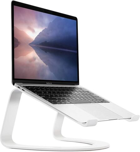 Twelve South Curve for MacBooks and Laptops | Ergonomic desktop cooling stand for home or office, white (special edition) in Kuwait