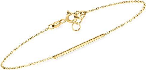 Pure Collection by Ross-Simons Italian 14kt Yellow Gold Bar Bracelet in Saudi Arabia