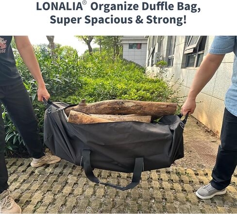 52 Inch Large Duffle Bag for Travel Camping - 180L Extra Large Heavy Duty Duffel Bag, Sport Equipment Storage Bag with 2 Sides Handles-Black in Kuwait