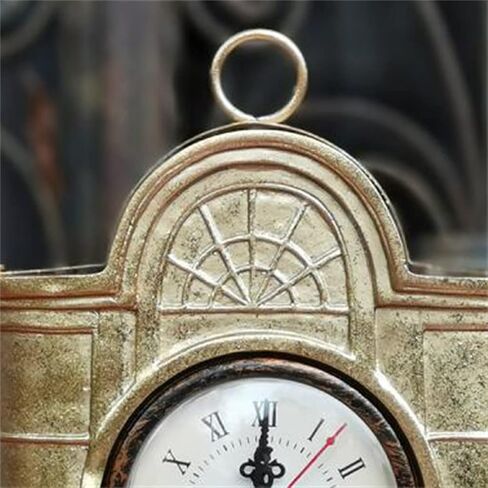 European Clock, Living Room, Ornament, Large Sitting, Antique Imitation Copper and Gold in Kuwait
