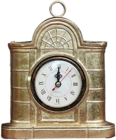 European Clock, Living Room, Ornament, Large Sitting, Antique Imitation Copper and Gold in Saudi Arabia
