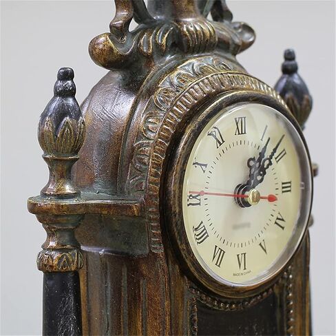 European Clock, Living Room, Ornament, Large Sitting, Antique Imitation Copper and Gold in Saudi Arabia