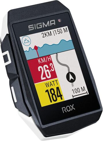 كمبيوتر الدراجة SIGMA Sport ROX 11.1 EVO GPS، أسود، ملاحة، تمرين، تدريب داخلي وخارجي، تركيب سريع، جاهز للدراجة الإلكترونية، اتصال بالهواتف الذكية، خفيف الوزن، مقاوم للماء IP67 in Saudi Arabia