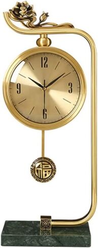 Brass Clock, Living Room, Porch Cabinet, Decorative Tabletop in Saudi Arabia