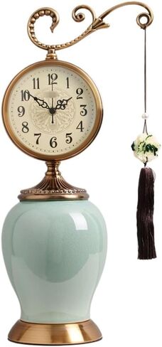 Bell Living Room Household Desktop Retro Chinese Quartz Clock Pendulum Silent in Saudi Arabia
