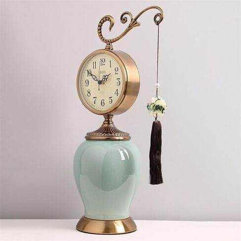 Bell Living Room Household Desktop Retro Chinese Quartz Clock Pendulum Silent in Saudi Arabia