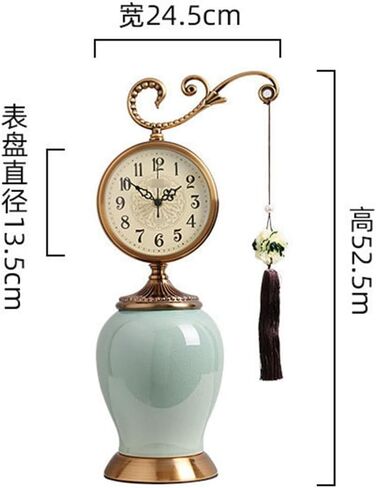 Bell Living Room Household Desktop Retro Chinese Quartz Clock Pendulum Silent in Saudi Arabia