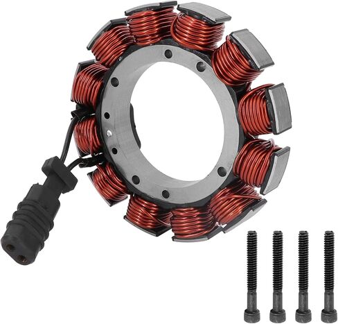 Stator For Har-ley Davidson Electra Glide 1989-1996 Softail, Custom, Fat Boy, Heritage, Springer,Dyna,Springer,Sport Glide 1989-1999, Replace 29970-88 in Saudi Arabia