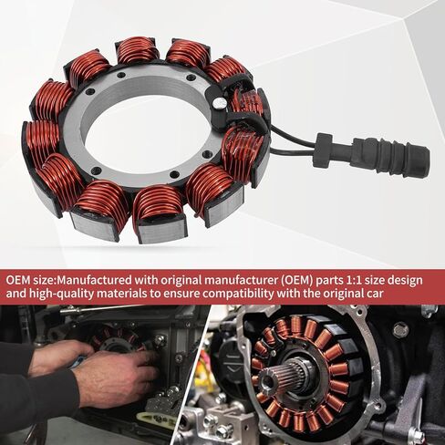 Stator For Har-ley Davidson Electra Glide 1989-1996 Softail, Custom, Fat Boy, Heritage, Springer,Dyna,Springer,Sport Glide 1989-1999, Replace 29970-88 in Saudi Arabia