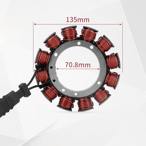 Stator For Har-ley Davidson Electra Glide 1989-1996 Softail, Custom, Fat Boy, Heritage, Springer,Dyna,Springer,Sport Glide 1989-1999, Replace 29970-88 in Saudi Arabia
