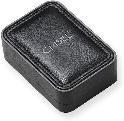 Stainless Steel Polished CZ Cubic Zirconia April Simulated Birthstone Necklace Chain - with Secure Lobster Lock Clasp in Kuwait