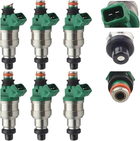 6pcs Fuel Injector Compatible With Mitsubishi Montero 1994-1996 3.5L V6 INP-534 MD189021 SDH240 Car Accessories in Saudi Arabia