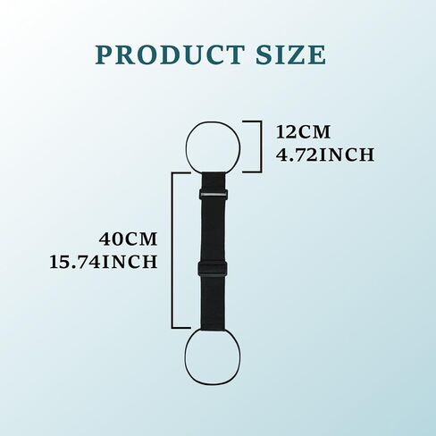 عبوتان من حزام الأمتعة للحمل على الحقيبة، أشرطة موصل قوية قابلة للتعديل متعددة الاستخدام، حزام سفر مرن أسود لحقيبة السفر، حقيبة الظهر، حقيبة اليد، سهل الالتفاف، خفيف الوزن in Kuwait