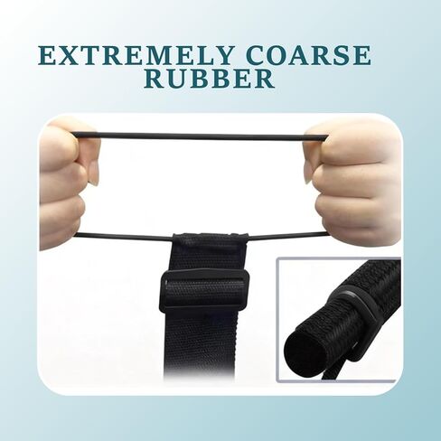 عبوتان من حزام الأمتعة للحمل على الحقيبة، أشرطة موصل قوية قابلة للتعديل متعددة الاستخدام، حزام سفر مرن أسود لحقيبة السفر، حقيبة الظهر، حقيبة اليد، سهل الالتفاف، خفيف الوزن in Kuwait