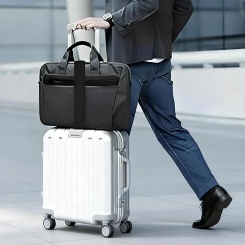 عبوتان من حزام الأمتعة للحمل على الحقيبة، أشرطة موصل قوية قابلة للتعديل متعددة الاستخدام، حزام سفر مرن أسود لحقيبة السفر، حقيبة الظهر، حقيبة اليد، سهل الالتفاف، خفيف الوزن in Kuwait