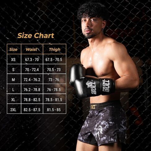 MMA Shorts for Training - Men’s Grappling Fight Shorts for Muay Thai, BJJ, Boxing, Gym Workouts and Running Shorts in Saudi Arabia