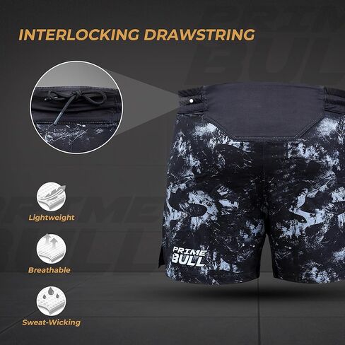 MMA Shorts for Training - Men’s Grappling Fight Shorts for Muay Thai, BJJ, Boxing, Gym Workouts and Running Shorts in Saudi Arabia