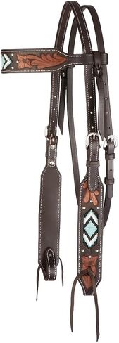 SIE Western Turquoise Beaded Collection (Full, Sliding Ear Headstall) in Kuwait