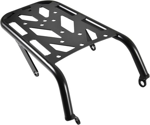 Rear Rack Motorcycle Black Luggage Shelf Bracket with Hand Grip Rear Tail Storage Rear Cargo Carrier for Kawasaki KLX 230 2022-2024 in Saudi Arabia