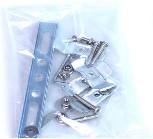 Motorcycle Top Case Mounting Bracket Kit with Steel Plates Screws Nuts Brackets Mount Hardware Set for Motorcycle Tail Box Top Box Tail Case Gas Scooter Rear Trunk Motorbike Electric Bike in Kuwait