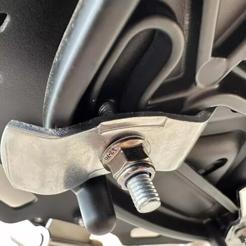 Motorcycle Top Case Mounting Bracket Kit with Steel Plates Screws Nuts Brackets Mount Hardware Set for Motorcycle Tail Box Top Box Tail Case Gas Scooter Rear Trunk Motorbike Electric Bike in Kuwait