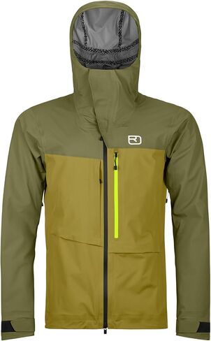 Ortovox Men’s 3L Ravine Shell Jacket | Lightweight Freeride Shell with Ventilation Zips & Storm Hood for Ski Touring in Saudi Arabia