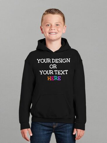 Awkward Styles Custom Hoodie for Kids Boys Girls Personalized Sweathisrt Your Image Photo Text Design Front/Back Print in Saudi Arabia