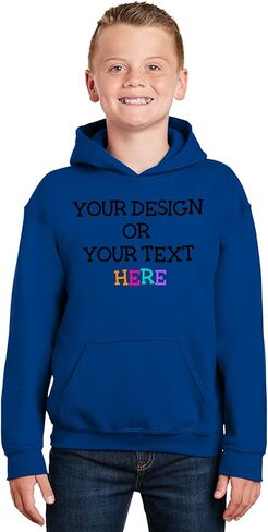 Awkward Styles Custom Hoodie for Kids Boys Girls Personalized Sweathisrt Your Image Photo Text Design Front/Back Print in Saudi Arabia