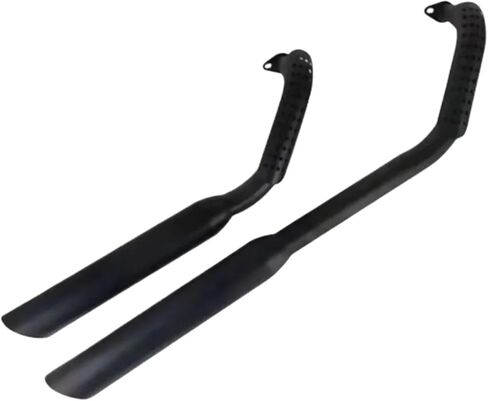 For Keeway For V Cruise 125 V302C 300 BD300 Motorcycle Exhaust Pipe Horseshoe Modified(BLACK) in Saudi Arabia