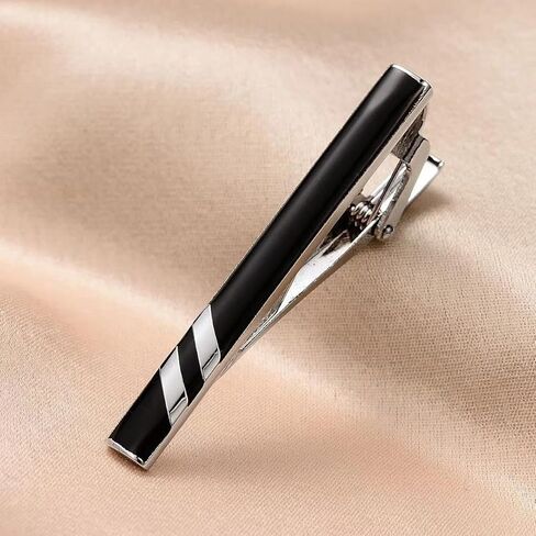 4Pcs Stylish Varnish Tie Clip, Men's Business Tie Clip, Suitable For Formal And Casual Occasions in Saudi Arabia