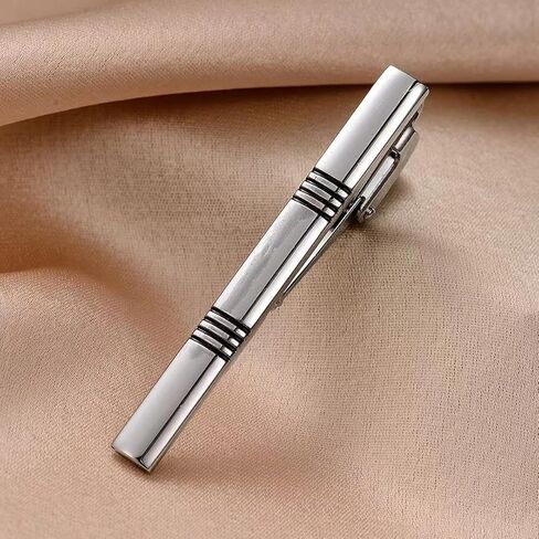 4Pcs Stylish Varnish Tie Clip, Men's Business Tie Clip, Suitable For Formal And Casual Occasions in Saudi Arabia