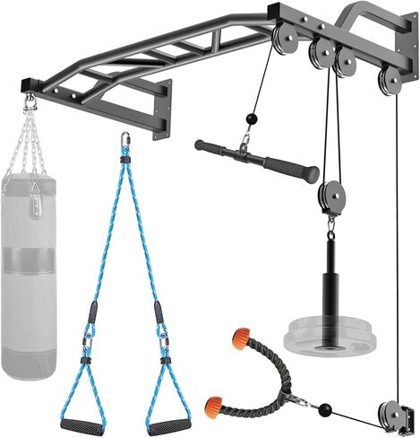 SELEWARE متعددة الوظائف قبضة الصالة الرياضية مقابض أنابيب الصلب القوية قبضة netural pullup مقبض المرفقات لسحب ما يصل القضبان الحدائد المقاومة عصابات تجريب مقابض مغطاة ث / رغوة مريحة 1 زوج in Saudi Arabia