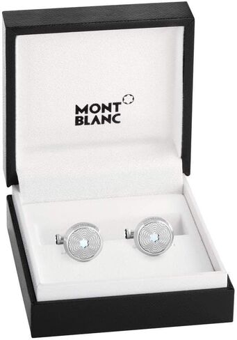 MONTBLANC Cufflinks for Steel Shirt with MAFREPERLA Insert 123808 in Saudi Arabia