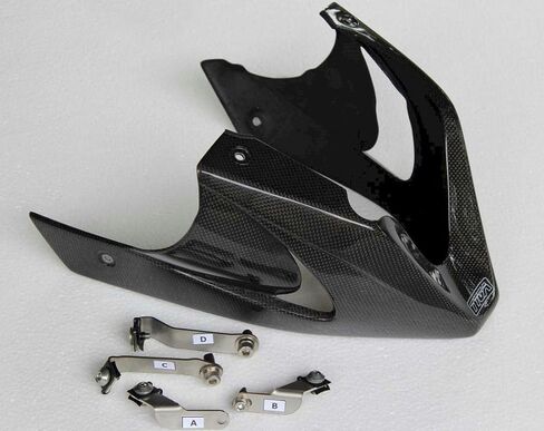 Tyga Carbon Fiber Lower Cowl - Fits 2013-2020 Honda Grom & GROM SF with OEM/Stock Exhaust ONLY in Saudi Arabia