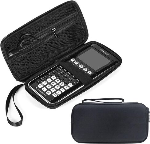 حقيبة حمل لجهاز Texas Instruments TI-84 Plus حقيبة تخزين واقية (أسود) in Kuwait
