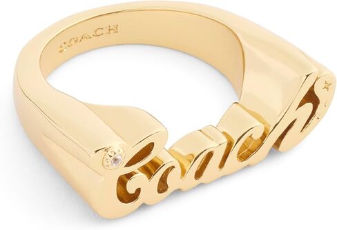 خاتم لوحة اسم المدرب للسيدات من COACH Jewelry in Saudi Arabia