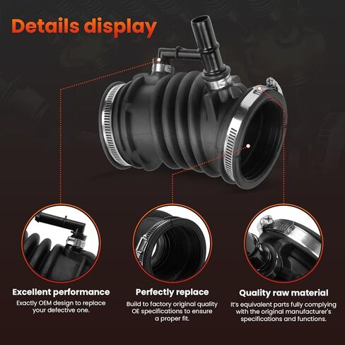 DS7Z-9B659-B Engine Air Intake Hose Assembly Compatible with Fusion 2013-2020, Intake Duct Tube, DS7Z9B659B in Kuwait