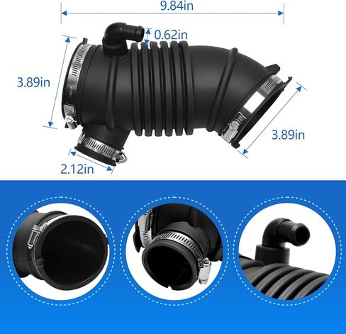 Engine Air Intake Hose Fits for 2006-2010 Hyundai Azera Sonata Replaces 28138-3K200 281383K200 in Saudi Arabia