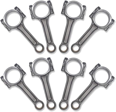 For Chevy Small Block SBC 350 Connecting Rods 5140 I Beam 6.000" 2.100" .927" Bronze Bush in Saudi Arabia