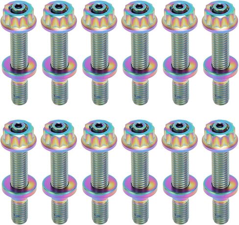 12 مجموعة سبائك التيتانيوم العادم المنوع الترباس M10 X 54 مللي متر الملعب 1.5 العادم المنوع مسمار عدة مسامير المكسرات غسالات الأرجواني in Kuwait