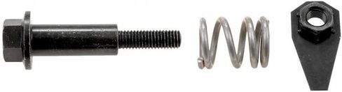 KarParts360 For Lincoln Continental 1990 1991 Exhaust Flange Hardware Kit | Steel Bolt | Black Bolt Color | 9.8 Bolt Grade | Coarse Bolt Thread Type | Includes 1 Stud, 1 Spring And 1 Hex Nut in Saudi Arabia
