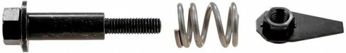 KarParts360 For Lincoln Continental 1990 1991 Exhaust Flange Hardware Kit | Steel Bolt | Black Bolt Color | 9.8 Bolt Grade | Coarse Bolt Thread Type | Includes 1 Stud, 1 Spring And 1 Hex Nut in Saudi Arabia
