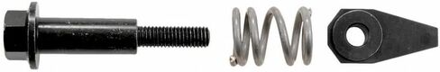 KarParts360 For Lincoln Continental 1990 1991 Exhaust Flange Hardware Kit | Steel Bolt | Black Bolt Color | 9.8 Bolt Grade | Coarse Bolt Thread Type | Includes 1 Stud, 1 Spring And 1 Hex Nut in Saudi Arabia